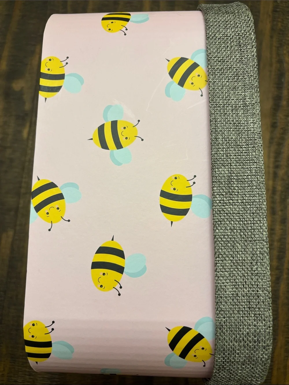 Decorative Storage Bin- Bee Print
